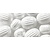 Schmuck Gestalten / Jewellery art Grooved beads, white, 8mm