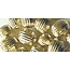 Schmuck Gestalten / Jewellery art Grooves pérolas, ouro, 8mm