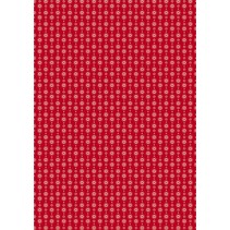 Tela de algodón: Guirnalda clásica corazón rojo,