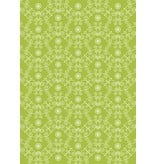 Tante Ema Cotton fabric: flower princess pea green,