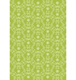 Tante Ema Tecido de algodão: Flor de Princesa primavera verde,