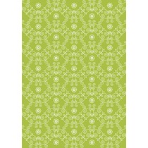 Tela de algodón: Flor verde guisante princesa,