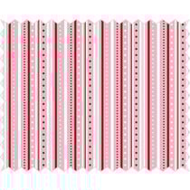 Cotton fabric: strip game, rosé