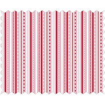 Cotton fabric: strip game, rosé