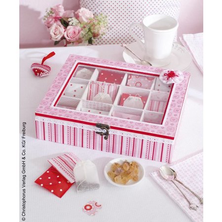Tante Ema Tissu de coton: jeu de strip, rosé