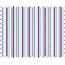 Tante Ema Cotton fabric: strip game, azure