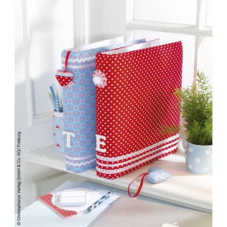 Tante Ema Cotton fabric: Lucky Classic Red,