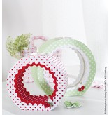 Tante Ema Cotton fabric: good luck charm, lime green