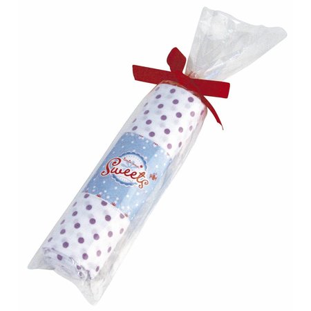 Tante Ema Cotton fabric: Happiness points, lilac