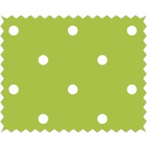 Tissu de coton: chartreuse Lucky,