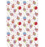 Tante Ema Cotton fabric: Sugar Tart Classic Red,