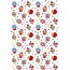 Tante Ema Le tissu en coton: tarte au sucre rouge classique,