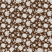 Papel scrapbooking: Brown Floral