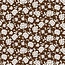 Designer Papier Scrapbooking: 30,5 x 30,5 cm Papier Papier scrapbooking: Brown Floral