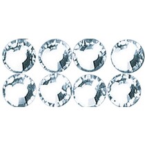 Swarovski crystal stones iron-on, crystal, 4mm
