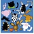 Designer Papier Scrapbooking: 30,5 x 30,5 cm Papier Scrapbooking carta: animale Stanzbogen teste