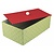Tante Ema Large papier-mâché box with separate lid, 19,5x33x11 cm