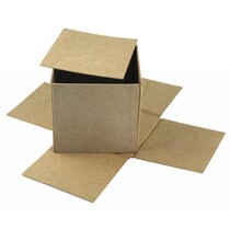 Caja de papel mache Cúbreme