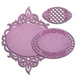 Spellbinders und Rayher Spellbinders, Stanz- und Prägeschablone, Nestabilities, filgrane Dekorative Zierrahmen