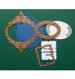 Spellbinders und Rayher Spellbinders, Stanz- und Prägeschablone, Nestabilities, filgrane Dekorative Zierrahmen