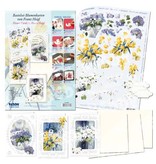 BASTELSETS / CRAFT KITS: 3D-Bastelset Blumenkarten" Blütenzauber" von Franz Heigl,