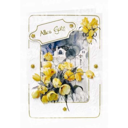 BASTELSETS / CRAFT KITS: 3D-Bastelset Blumenkarten" Blütenzauber" von Franz Heigl,