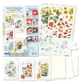 BASTELSETS / CRAFT KITS: 3D-Bastelset Blumenkarten" Blütenzauber" von Franz Heigl,