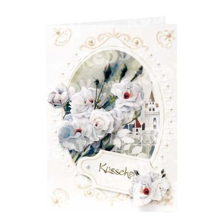 BASTELSETS / CRAFT KITS: 3D-Bastelset Blumenkarten" Blütenzauber" von Franz Heigl,
