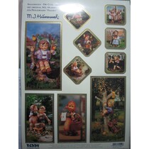 Stanzbogen: "MI HUMMEL", 1 sheet A4 with different motifs