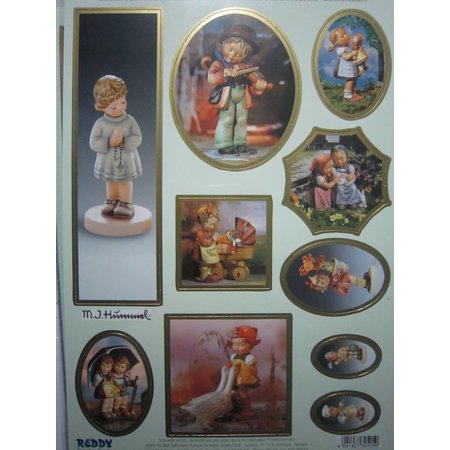 BILDER / PICTURES: Studio Light, Staf Wesenbeek, Willem Haenraets Stanzbogen: "MI HUMMEL", 1 vel A4 met verschillende motieven