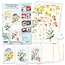 BASTELSETS / CRAFT KITS: 3D-Bastelset Blumenkarten" Blütenzauber" von Franz Heigl,