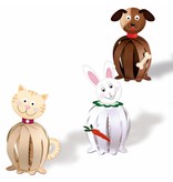 Kinder Bastelsets / Kids Craft Kits Funny Paper Balls, "Haustiere"