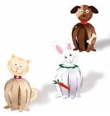 Kinder Bastelsets / Kids Craft Kits Funny papirkugler, "kæledyr"