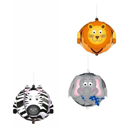 Kinder Bastelsets / Kids Craft Kits Funny Paper Balls, "Wildtiere"