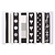 DEKOBAND / RIBBONS / RUBANS ... Bands mix, black / white