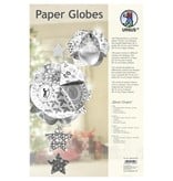 Dekoration Schachtel Gestalten / Boxe ... Papir Globes, "Silver Charm"