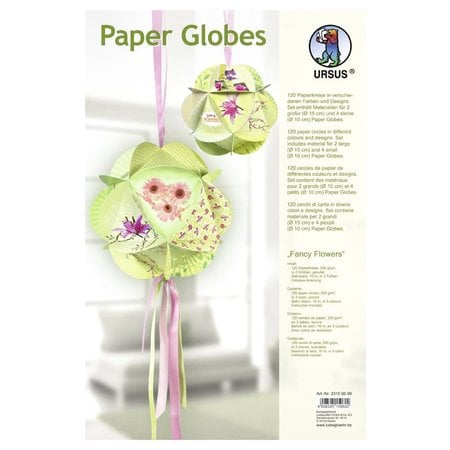 Dekoration Schachtel Gestalten / Boxe ... Paper Globes, "Fancy Flowers"