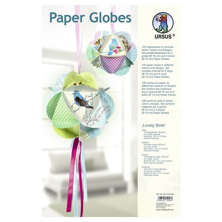 Dekoration Schachtel Gestalten / Boxe ... Globos de papel, "Lovely Birds"