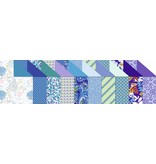 DESIGNER BLÖCKE  / DESIGNER PAPER Conception bord "Sapphire", bloc de 20 feuilles,