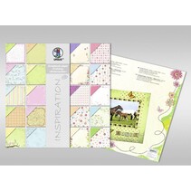 Scraphook papier, "Spring" / "Flower Magic", 190g,