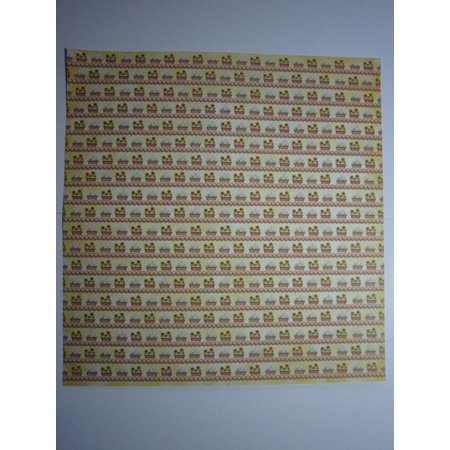 Designer Papier Scrapbooking: 30,5 x 30,5 cm Papier Premium Glitter Scraphook paper, "Garden", 190g/qm,