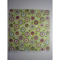 Premium Glitter Scraphook papier, "eekhoorn", 190g / m²,