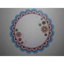 Premium Glitter Scraphook papir, "Blossom", 190g / kvm,