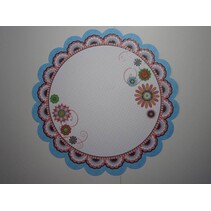 papel premium Glitter Scraphook, "Blossom", 190g / m²,