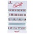 DEKOBAND / RIBBONS / RUBANS ... 5 decorative ribbons á 90cm: blue / red tones