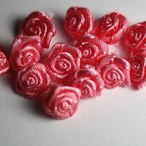 Bloemetjes medium- felroze