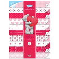 Impreso bloque Diseñador A4 con motivos del corazón, de doble cara, 30 páginas.