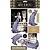 DECOUPAGE AND ACCESSOIRES A4 Decoupage Set - corrispondente art deco di bollo e carta