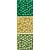 Schmuck Gestalten / Jewellery art Trio acrylic beads, 3mm, 3 x 4gr., Rond assortment.