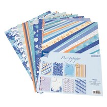 bloc de concepteur de Joy Crafts, 16 feuilles, A4, océan,